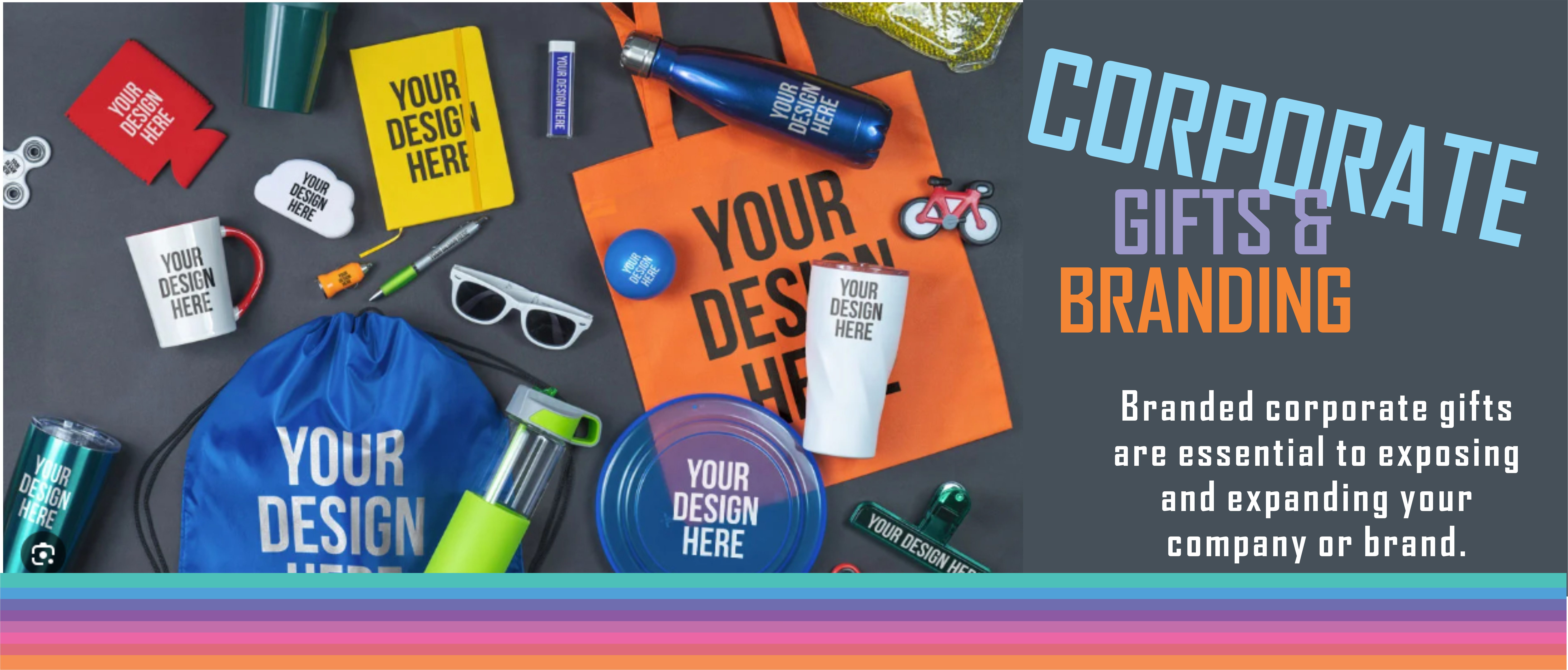 corporate gifts and branding banner