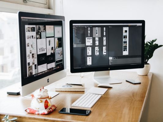Compter setup for graphic design