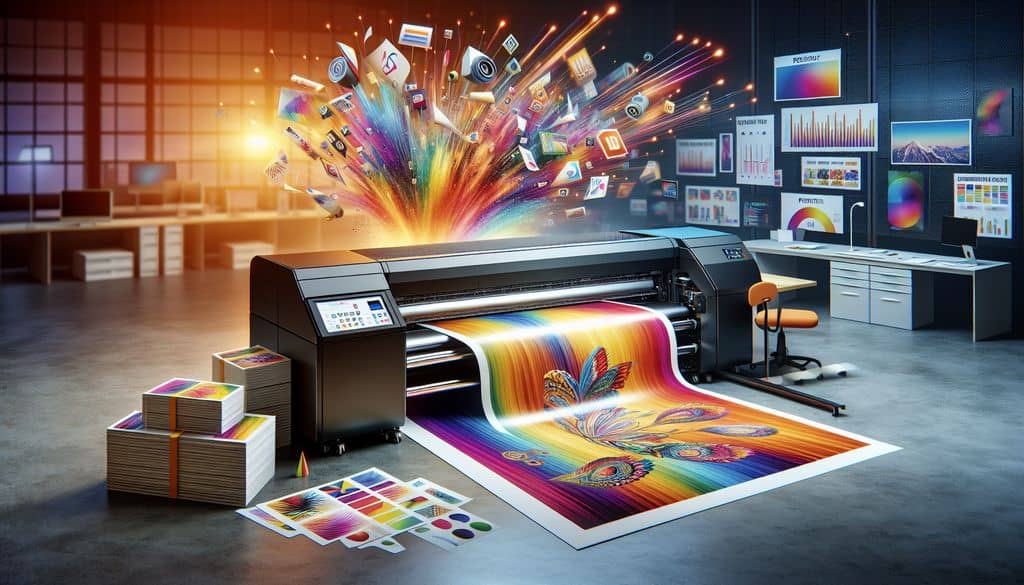 Wide format prints banner